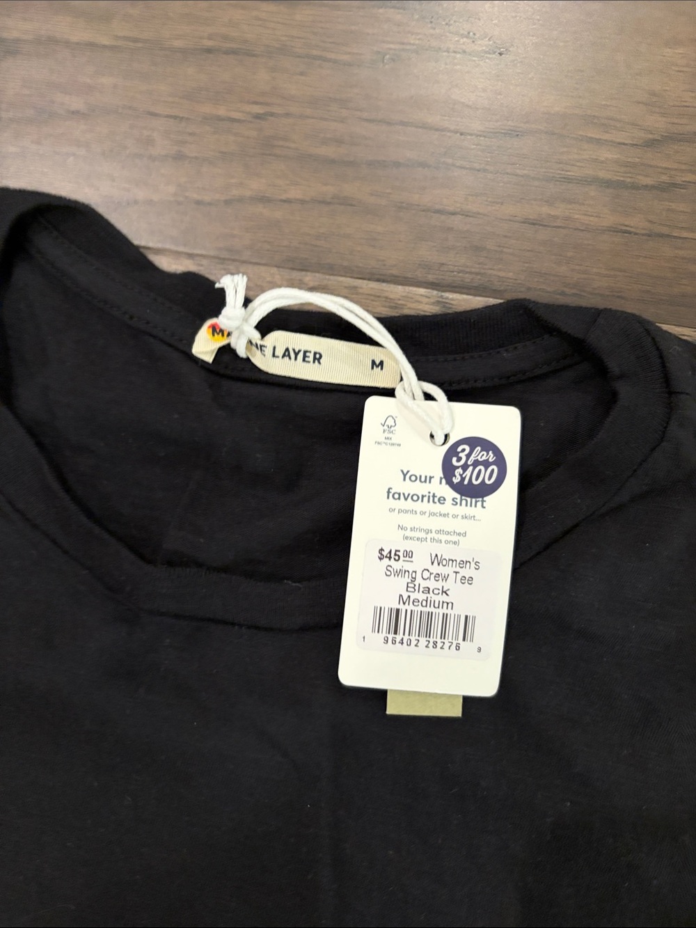 New With Tags Marine Layer Swing Crew Tee Sz M - Picture 8 of 13